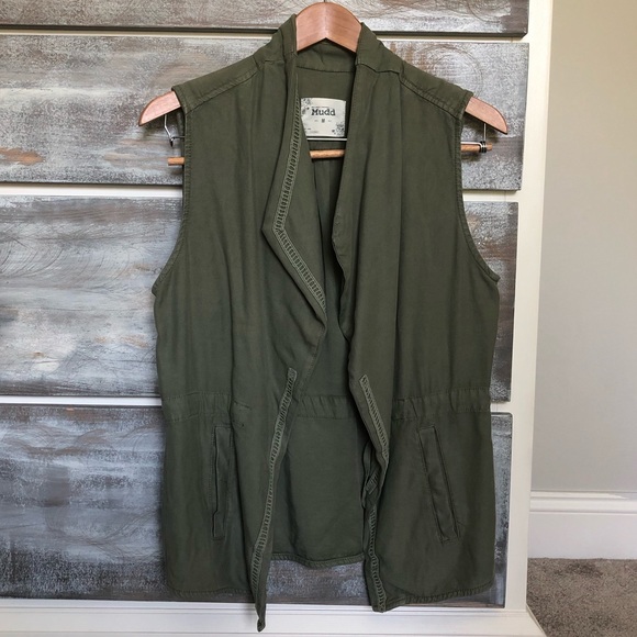 Mudd Jackets & Blazers - Mudd Army Green Vest